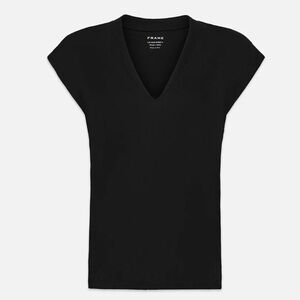 Frame Le Mid Rise V-neck tee